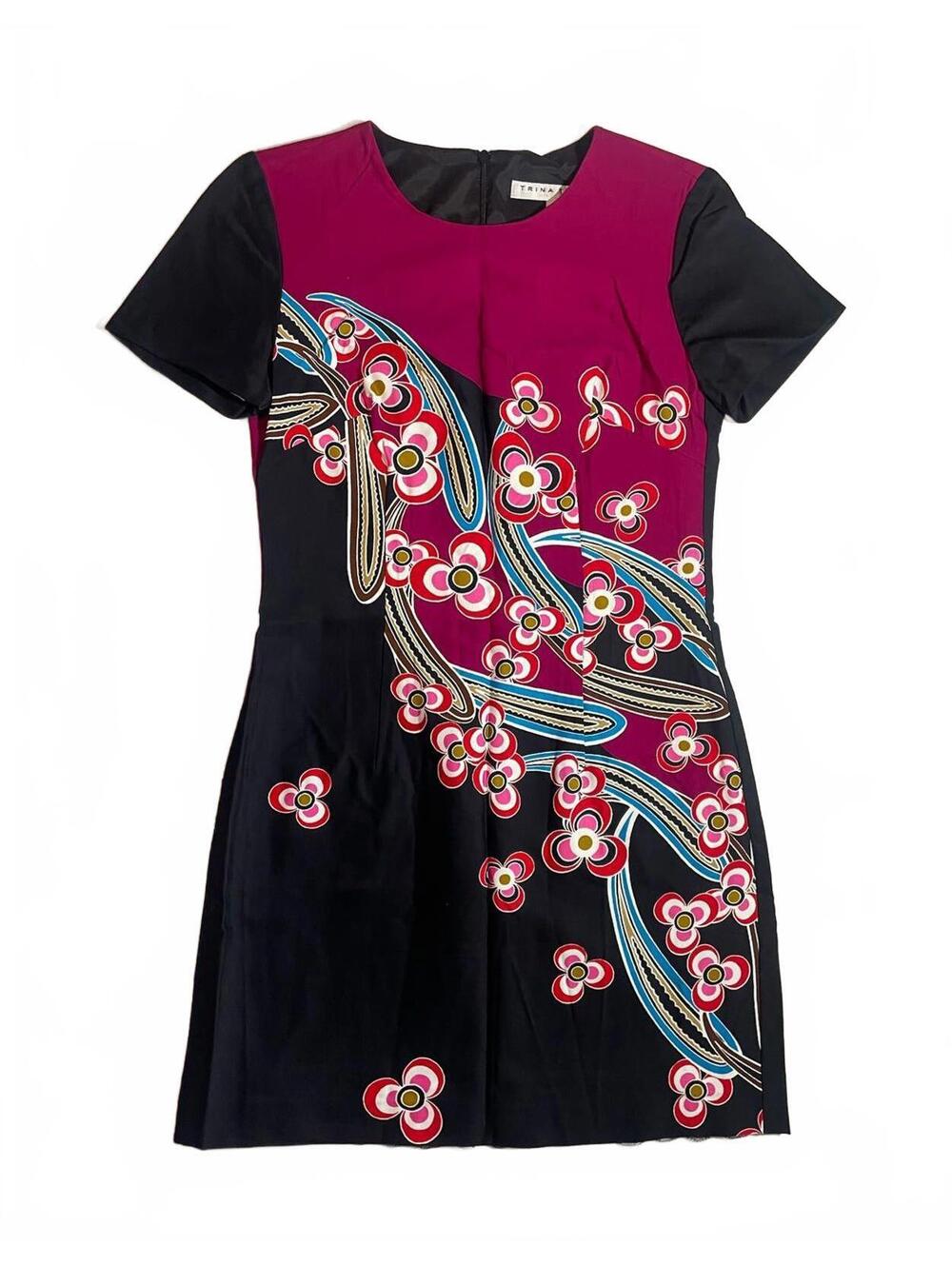 Trina Turk Size 2 Floral Patterned Dress